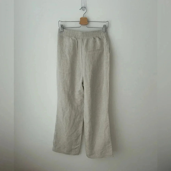 H&M high waisted wide leg  linen trouser - Picture 6 of 9